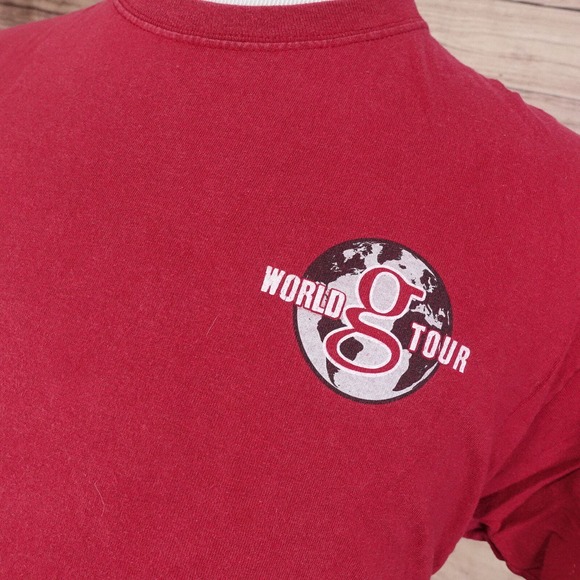 GARTH BROOKS TRISHA YEARWOOD WORLD TOUR ST LOUIS CONCERT BAND COUNTRY T-SHIRT L - Picture 5 of 6